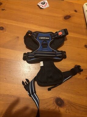 rabbitgoo Blue Reflective Dog Harness - Padded No-Pull Vest